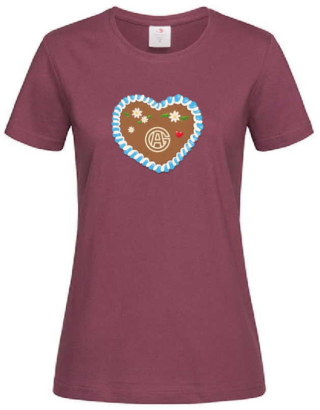 Oktoberfest Shirt FCA Herz Damen - verschiedene Farben – Bild 3